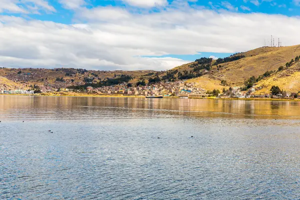 Titicaca Gölü, Güney Amerika — Stok fotoğraf