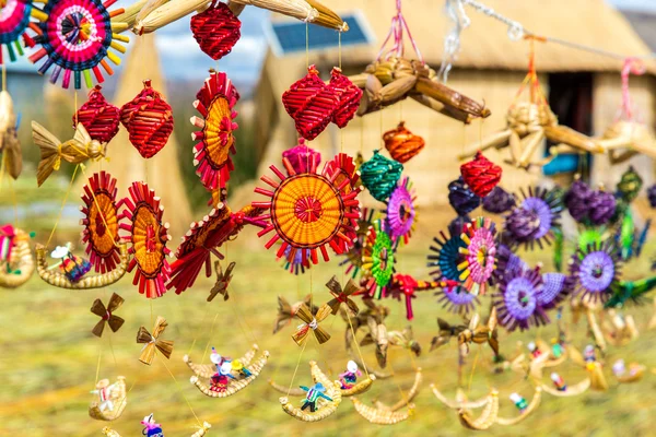 Souvenir en islas flotantes — Foto de Stock