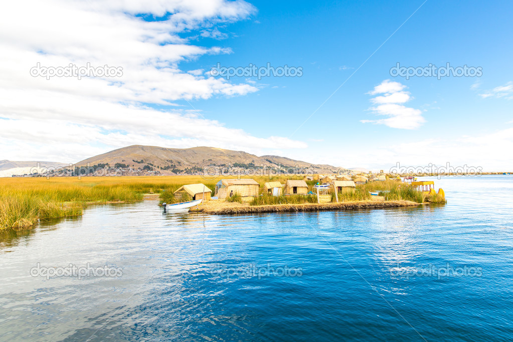 Floating Islands on Lake Titicaca Puno