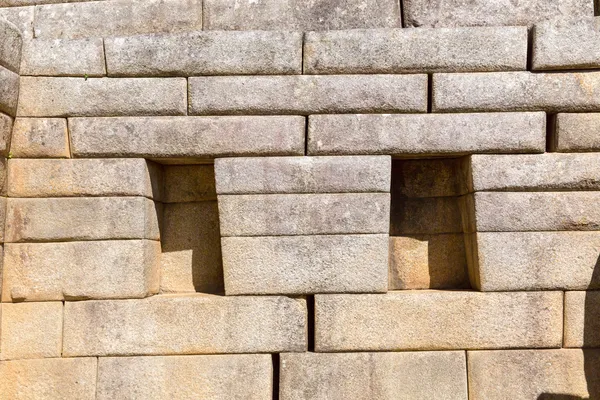 Inca Wall in Machu Picchu, Peru — Stock Photo, Image
