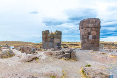 mezar yazıtı Kule'ye sillustani, peru