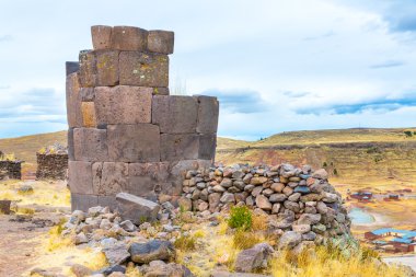 mezar yazıtı Kule'ye sillustani, peru