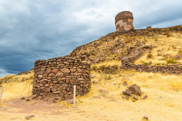 Torres funerárias em Tacna, Peru — Fotografia de Stock