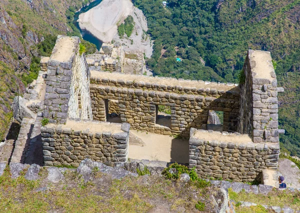 Pared Inca en Machu Picchu — Foto de Stock