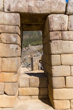 machu picchu, peru İnka duvarı