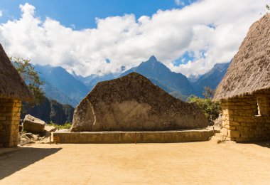İnka duvar machu picchu, peru, Güney Amerika