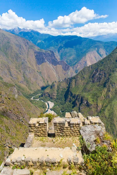 Muro Inca en Machu Picchu, Perú, América del Sur — Foto de Stock