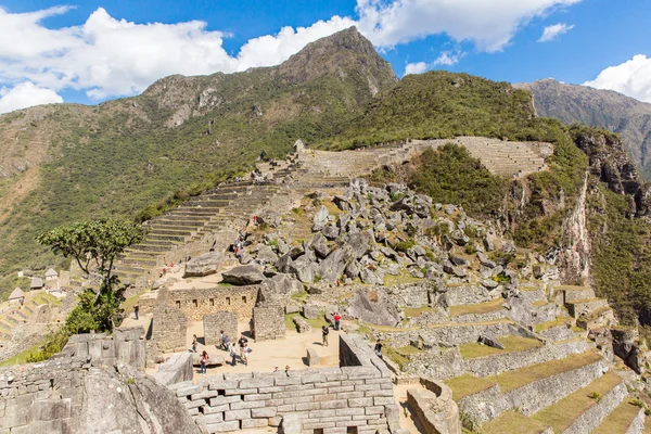 The Incan ruins and terrace — Stock Photo, Image