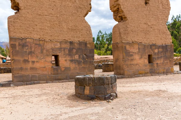 Ruïne van tempel van wiracocha — Stockfoto