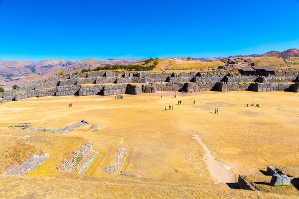 Інка стіни в saqsaywaman, Перу — стокове фото