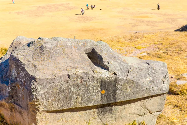 Inca ściany w saqsaywaman — Zdjęcie stockowe