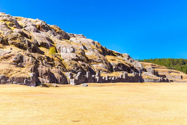 Inca Wall in SAQSAYWAMAN, Peru — Stock Photo, Image