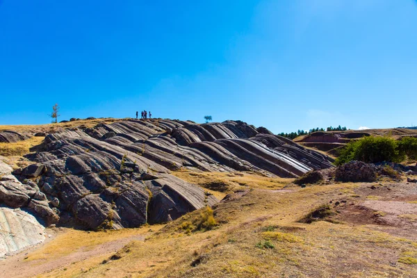 Pared Inca en SAQSAYWAMAN — Foto de Stock