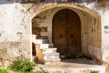 Girit'te küçük cretan village