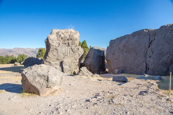 Saqsaywaman の考古学的な公園 — ストック写真