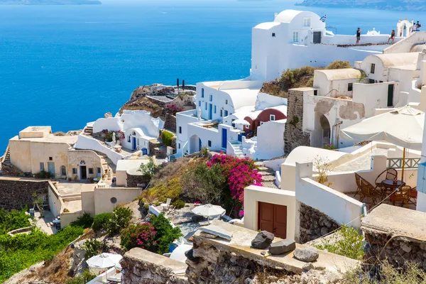 View of Fira town — Stock Photo, Image