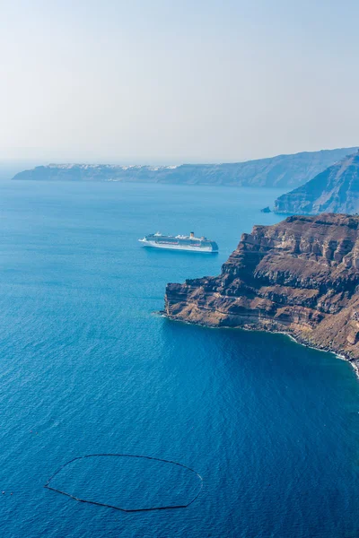 Vista da cidade de fira — Fotografia de Stock