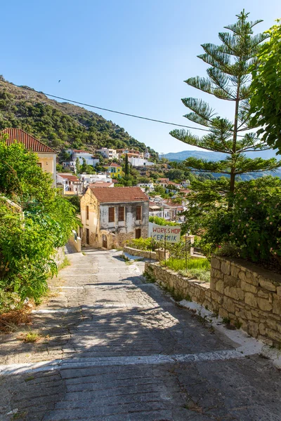 Malé krétské vesnice — Stock fotografie
