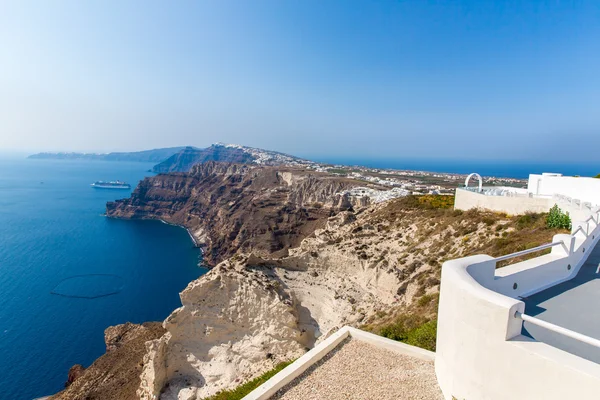 Vista da cidade de fira — Fotografia de Stock