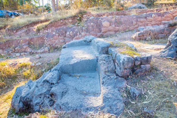 Saqsaywaman の考古学的な公園 — ストック写真