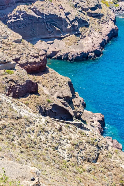 Blick auf Fira Stadt — Stockfoto