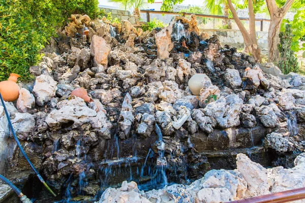 Eski kasaba rethymno tipik sokak — Stok fotoğraf