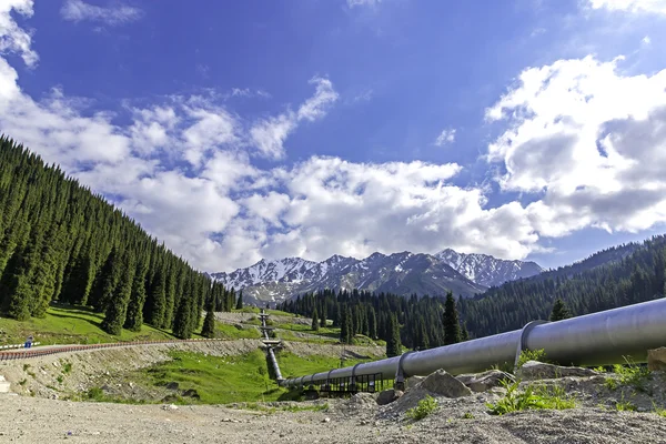 Stora almaty sjö — Stockfoto