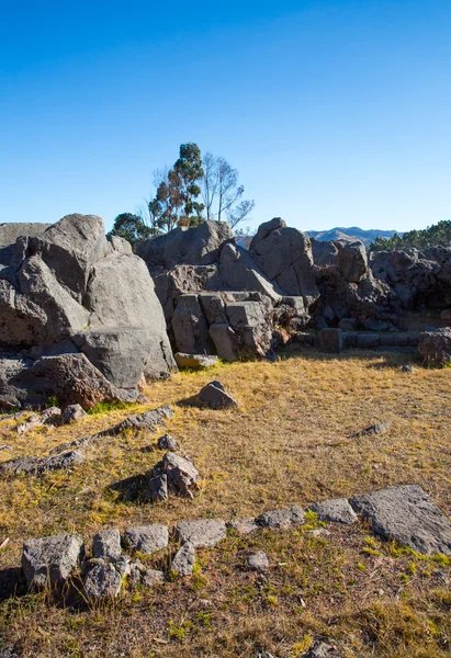 Located at Archaeological Park of Saqsaywaman — Stock Photo, Image
