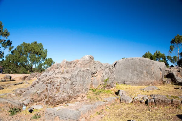 Αρχαιολογικό πάρκο της saqsaywaman — Φωτογραφία Αρχείου