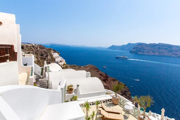 View of Fira town — Stock Photo, Image