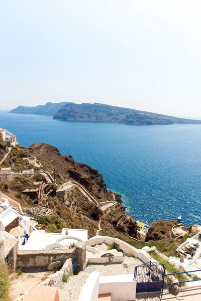 Blick auf Fira Stadt — Stockfoto