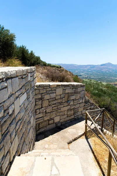 De vallei van Messara op Kreta — Stockfoto