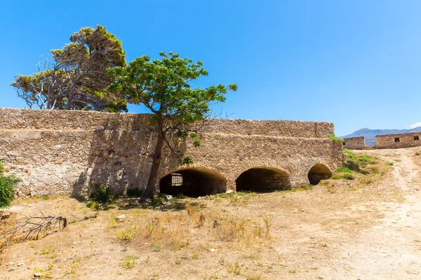 Ruinerna av gamla stan i Rethymnon — Stockfoto