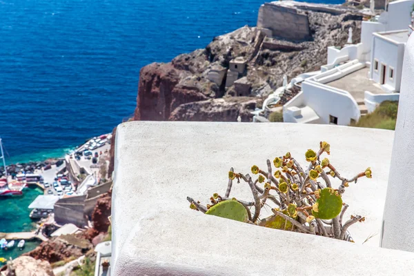 Blick auf Fira Stadt — Stockfoto