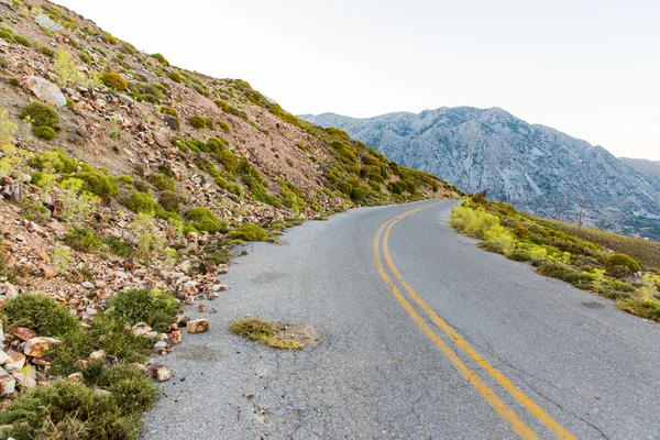 Road around fortress in Rethymno — Stock Photo, Image