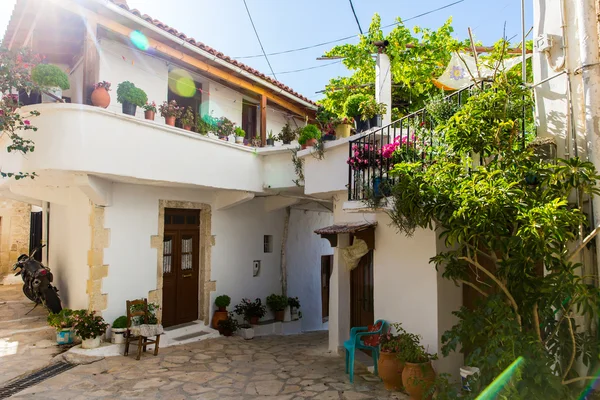 Küçük cretan village — Stok fotoğraf