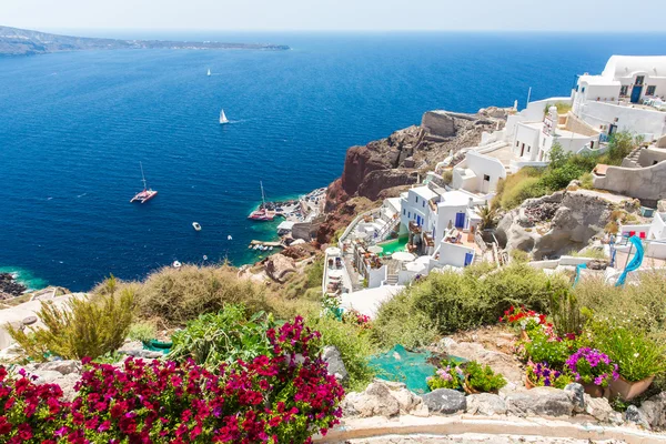 View of Fira town — Stock Photo, Image