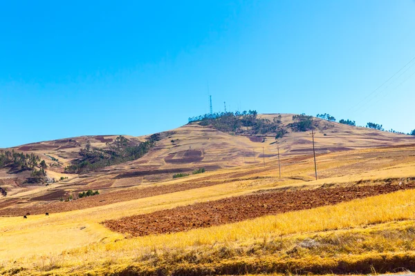 Sacred Valley in Andes mountains — Stock Photo, Image