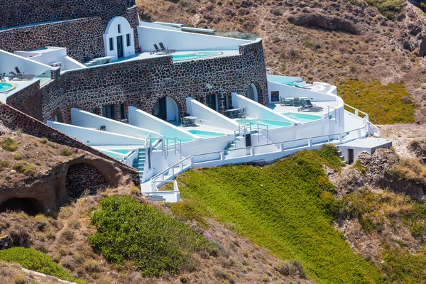 Veduta della città di Fira — Foto Stock