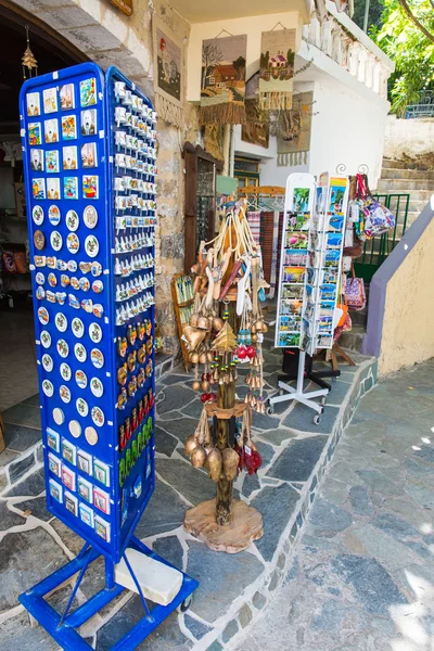 Textiles on a market stall — Stock Photo, Image