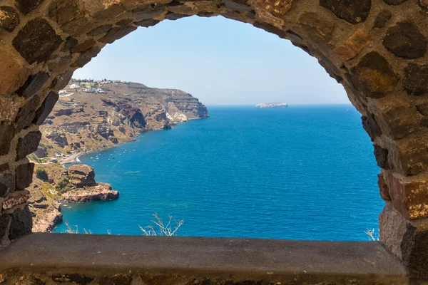 Vue de la ville Fira — Photo