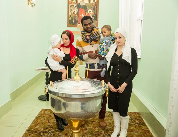 Christening ceremony — Stock Photo, Image