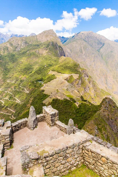 Die Inka-Ruinen und die Terrasse. — Stockfoto