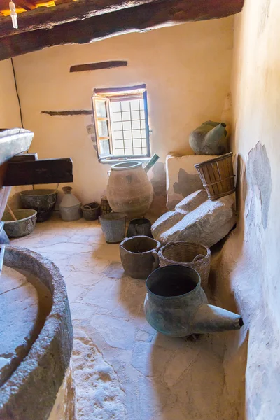 Monastery and jvase jug pitcher — Stock Photo, Image