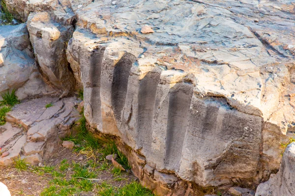 位于 saqsaywaman 的考古公园 — 图库照片