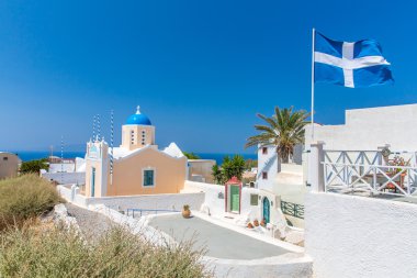 santorini Adası ünlü kilise