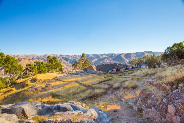 Archäologischer Park von saqsaywaman. — Stockfoto