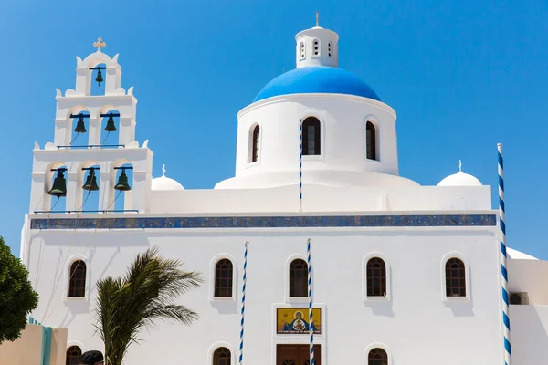 Famous church on Santorini Island — Stock Photo, Image