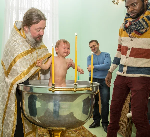 Cerimónia de baptismo — Fotografia de Stock