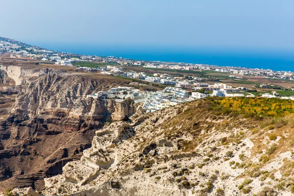 Vista da cidade de fira — Fotografia de Stock